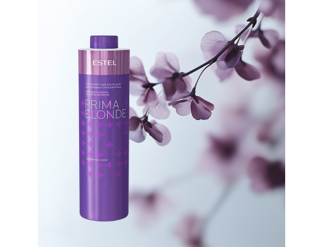 ESTEL PRIMA BLONDE balsam nabłyszczający chłodne odcienie blondu 1 000 ml - 3