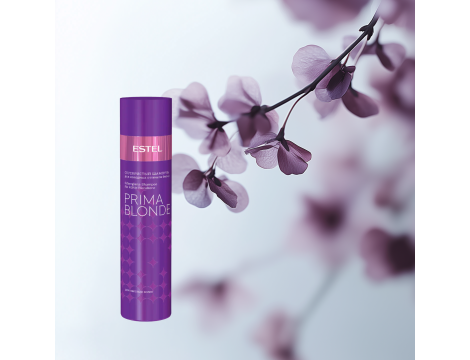 ESTEL PRIMA BLONDE szampon nabłyszczający chłodne odcienie blondu 250 ml - 3
