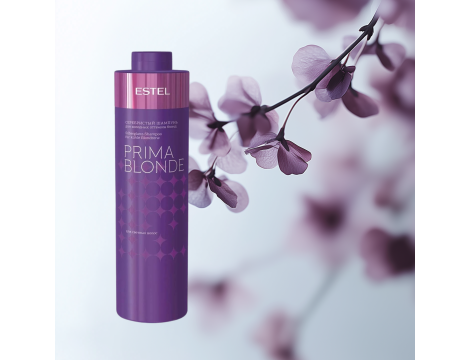 ESTEL PRIMA BLONDE szampon nabłyszczający chłodne odcienie blondu 1 000 ml - 3
