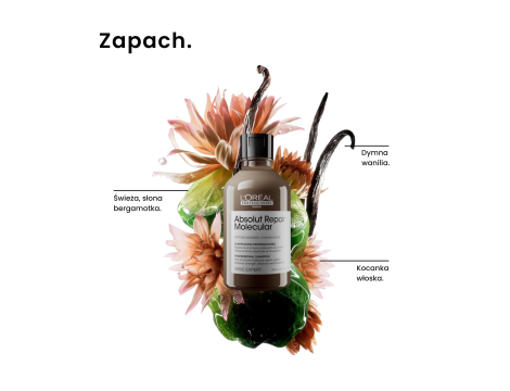 L'OREAL ABSOLUT REPAIR MOLECULAR szampon do włosów zniszczonych 300 ml - 4