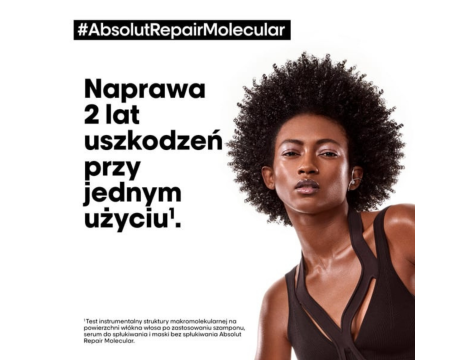 L'OREAL ABSOLUT REPAIR MOLECULAR szampon do włosów zniszczonych 300 ml - 6