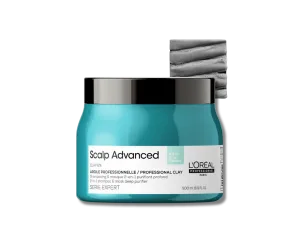 L'OREAL SCALP ADVANCED CLAY 6% maska oczyszczająca z glinką 2w1 500 ml - image 2