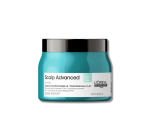 L'OREAL SCALP ADVANCED CLAY 6% maska oczyszczająca z glinką 2w1 500 ml