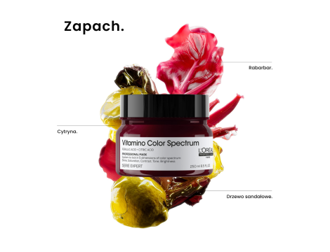 L'OREAL VITAMINO COLOR SPECTRUM maska intensywnie nawilżająca 250 ml - 4