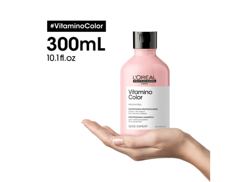 L'OREAL VITAMINO COLOR szampon odżywiający do włosów farbowanych 300 ml - 4