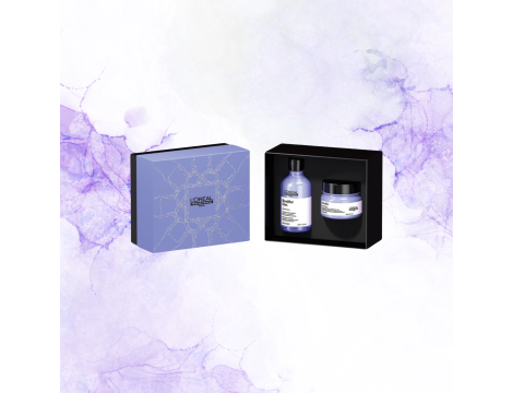 L'OREAL BLODIFIER Serie Expert zestaw | szampon + maska - 3