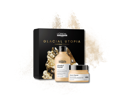 L'OREAL ABSOLUT REPAIR Glacial Utopia zestaw | szampon + maska - 2