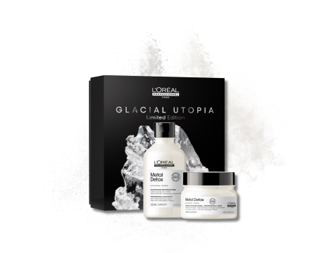 L'OREAL METAL DETOX Glacial Utopia zestaw | szampon + maska - 2