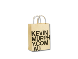 KEVIN MURPHY AKCESORIA BROWN RETAIL PAPER BAG torba papierowa