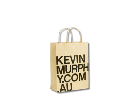 KEVIN MURPHY AKCESORIA BROWN RETAIL PAPER BAG torba papierowa