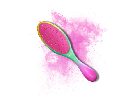 OLIVIA GARDEN DETANGLER M szczotka do rozczesywania | Aurora Rose Różowa - 2