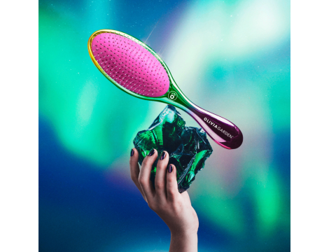 OLIVIA GARDEN DETANGLER M szczotka do rozczesywania | Aurora Rose Różowa - 9