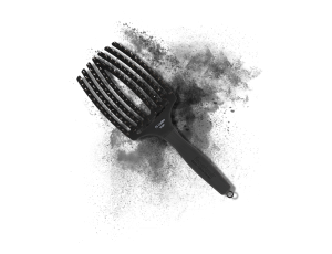 OLIVIA GARDEN FINGERBRUSH COMBO L szczotka z włosiem dzika | Black Czarna - image 2