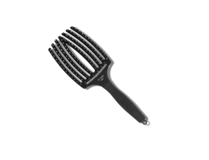 OLIVIA GARDEN FINGERBRUSH COMBO L szczotka z włosiem dzika | Black Czarna