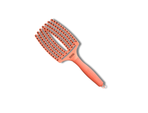 OLIVIA GARDEN FINGERBRUSH COMBO L szczotka z włosiem dzika | Coral Koralowa
