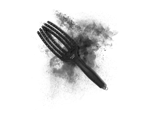 OLIVIA GARDEN FINGERBRUSH COMBO M szczotka z włosiem dzika | Black Czarna - image 2