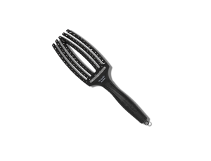 OLIVIA GARDEN FINGERBRUSH COMBO M szczotka z włosiem dzika | Black Czarna