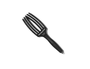 OLIVIA GARDEN FINGERBRUSH COMBO M szczotka z włosiem dzika | Black Czarna
