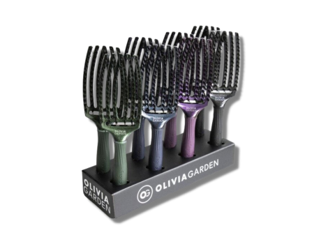 OLIVIA GARDEN FINGERBRUSH COMBO M szczotka z włosiem dzika | Black Onix - 6
