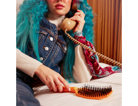 OLIVIA GARDEN FINGERBRUSH COMBO M szczotka z włosiem dzika | Blue Jeans - 7