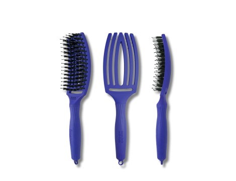OLIVIA GARDEN FINGERBRUSH COMBO M szczotka z włosiem dzika | Blue Jeans - 3
