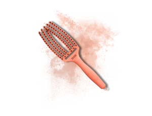 OLIVIA GARDEN FINGERBRUSH COMBO M szczotka z włosiem dzika | Coral Koralowa - image 2