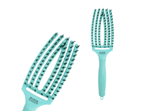 OLIVIA GARDEN FINGERBRUSH COMBO M szczotka z włosiem dzika | Fizzy Mint - 3