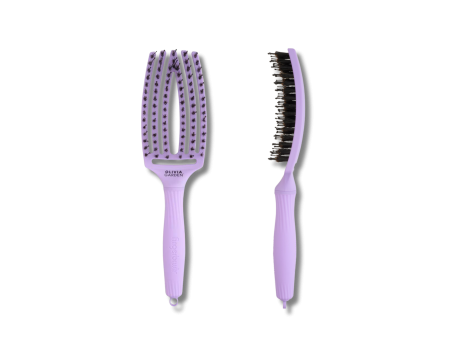 OLIVIA GARDEN FINGERBRUSH COMBO M szczotka z włosiem dzika | Grape Soda - 3