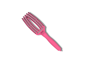 OLIVIA GARDEN FINGERBRUSH COMBO M szczotka z włosiem dzika | Hot Pink