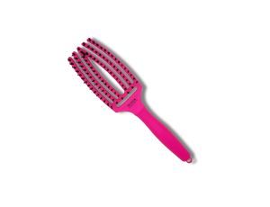 OLIVIA GARDEN FINGERBRUSH COMBO M szczotka z włosiem dzika | Neon Pink