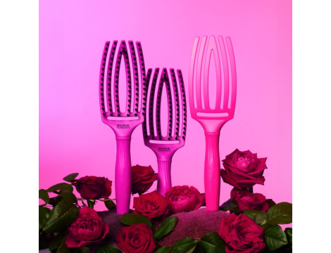 OLIVIA GARDEN FINGERBRUSH COMBO M szczotka z włosiem dzika | Neon Purple - 6