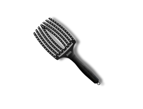 OLIVIA GARDEN FINGERBRUSH IONIC L szczotka do rozczesywania | Black Czarna
