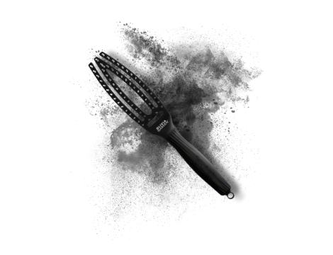 OLIVIA GARDEN FINGERBRUSH IONIC S szczotka do rozczesywania | Black Czarna - 2