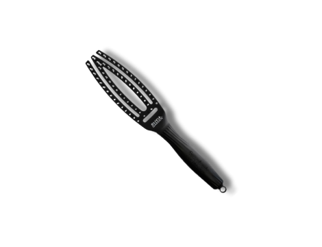 OLIVIA GARDEN FINGERBRUSH IONIC S szczotka do rozczesywania | Black Czarna