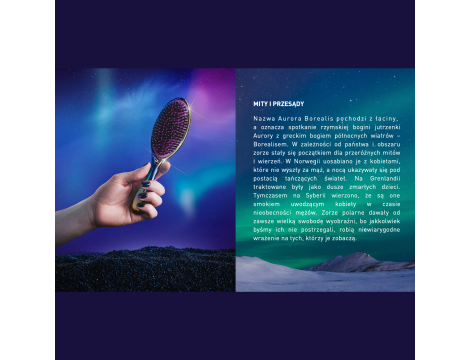 OLIVIA GARDEN STYLER M szczotka z włosiem dzika | Aurora Violet fioletowa - 7