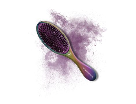 OLIVIA GARDEN STYLER M szczotka z włosiem dzika | Aurora Violet fioletowa - 2
