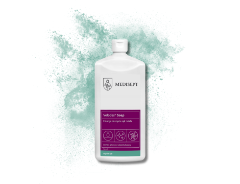 MEDISEPT VELODES Soap emulsja do mycia rąk i ciała 500 ml - 2