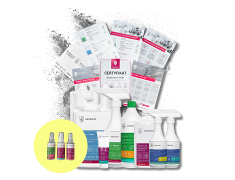 MEDISEPT PAKIET Bezpieczny Salon Beauty | zestaw 7 produktów do dezynfekcji - 2
