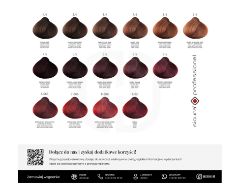 FAIPA ROMA SICURA PROFESSIONAL AKCESORIA Creme Color karta kolorów - 10