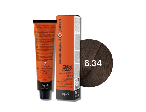 FAIPA ROMA SICURA PROFESSIONAL Creme Color farba do włosów 120 ml | 6.34