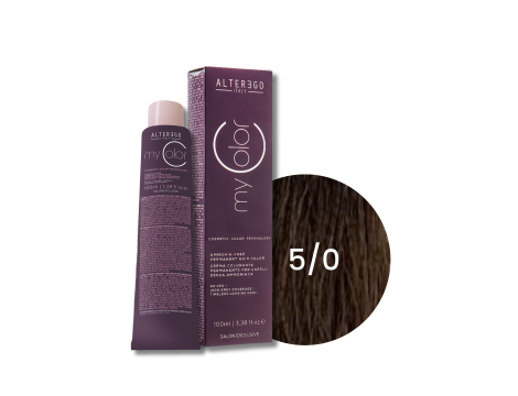ALTER EGO MY COLOR trwała farba do włosów bez amoniaku 100 ml | 5/0
