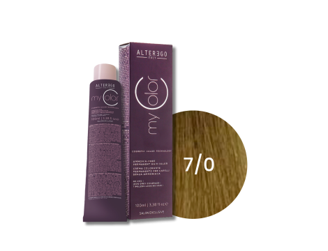 ALTER EGO MY COLOR trwała farba do włosów bez amoniaku 100 ml | 7/0