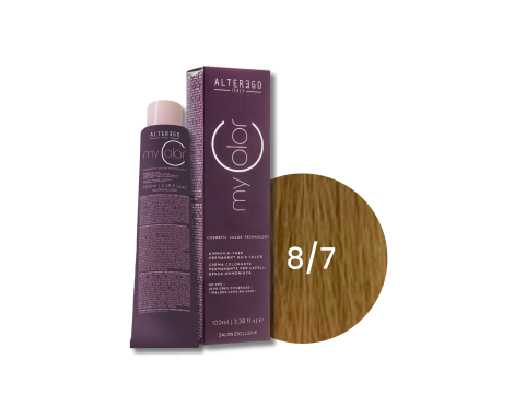 ALTER EGO MY COLOR trwała farba do włosów bez amoniaku 100 ml | 8/7