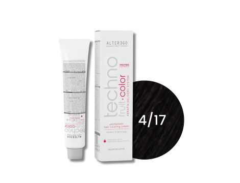 ALTER EGO TECHNOFRUIT trwała farba do włosów z keratyną 100 ml | 4/17