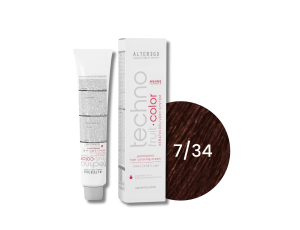 ALTER EGO TECHNOFRUIT trwała farba do włosów z keratyną 100 ml | 7/34