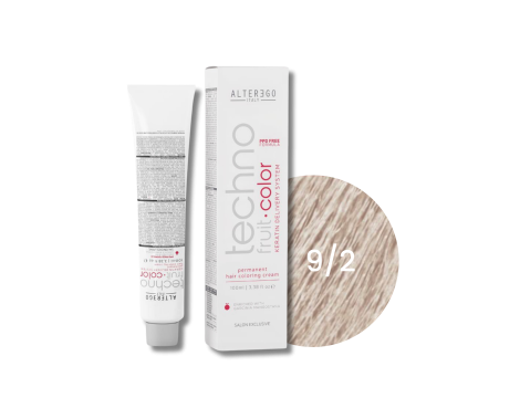 ALTER EGO TECHNOFRUIT trwała farba do włosów z keratyną 100 ml | 9/2