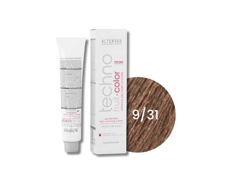 ALTER EGO TECHNOFRUIT trwała farba do włosów z keratyną 100 ml | 9/31
