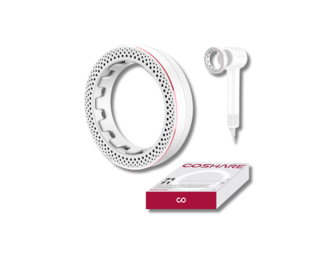 COSHARE HD10E Essence Ring pierścień z odżywką Skwalanem | Biały - 2