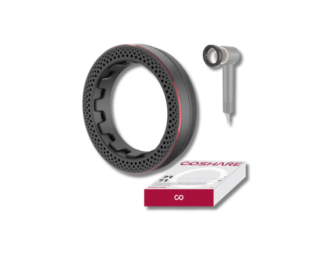 COSHARE HD10E Essence Ring pierścień z odżywką Skwalanem | Czarny - 2