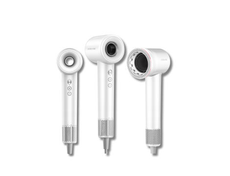 COSHARE HD10E SuperFlow1 PRO suszarka do włosów 1600W + ION | Biała - 3